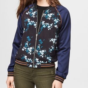 Aeropostale Floral Bomber Jacket